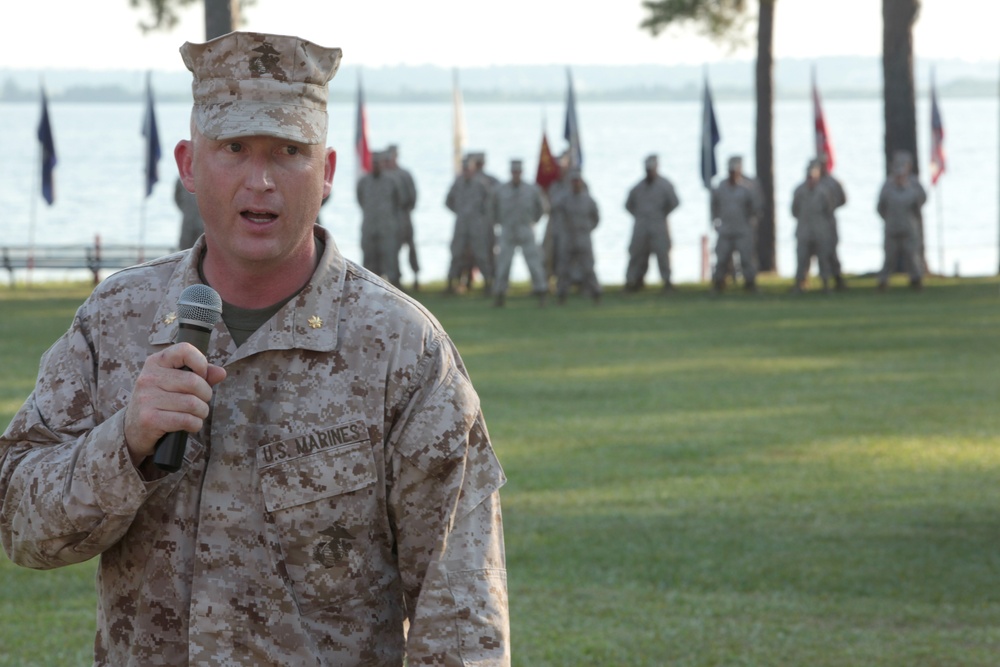 Logistics Operations School change of command