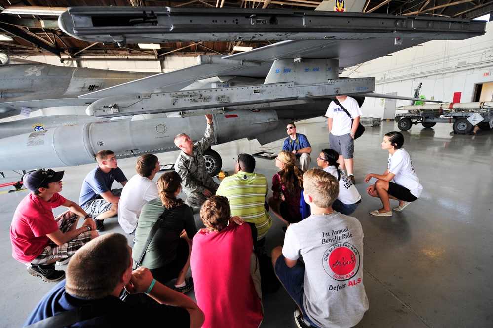 Aviation Aerospace Summer Camp visits Shaw