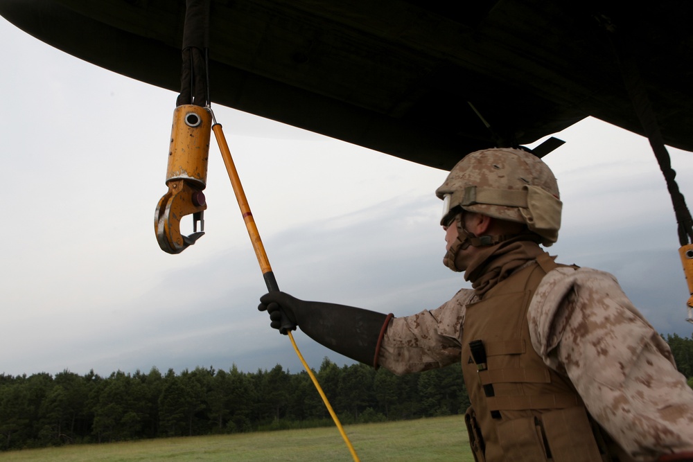 Helicopter Support Training Races Against Time, Weather