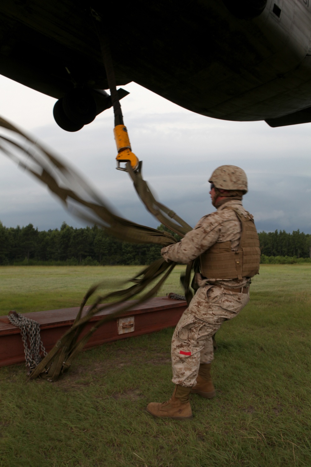 Helicopter Support Training Races Against Time, Weather