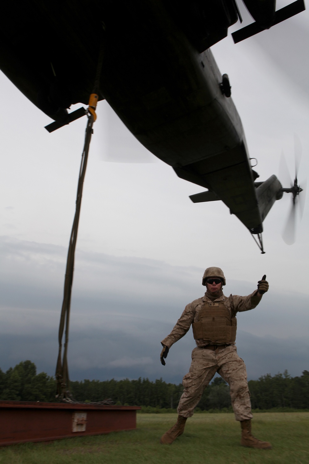 Helicopter Support Training Races Against Time, Weather