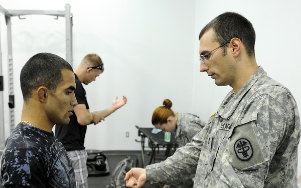 Weigh-ins and medical screenings