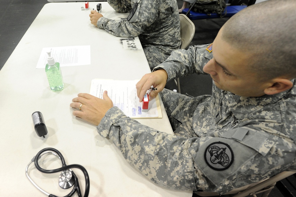 Weigh-ins and medical screenings Weigh-ins and medical screenings