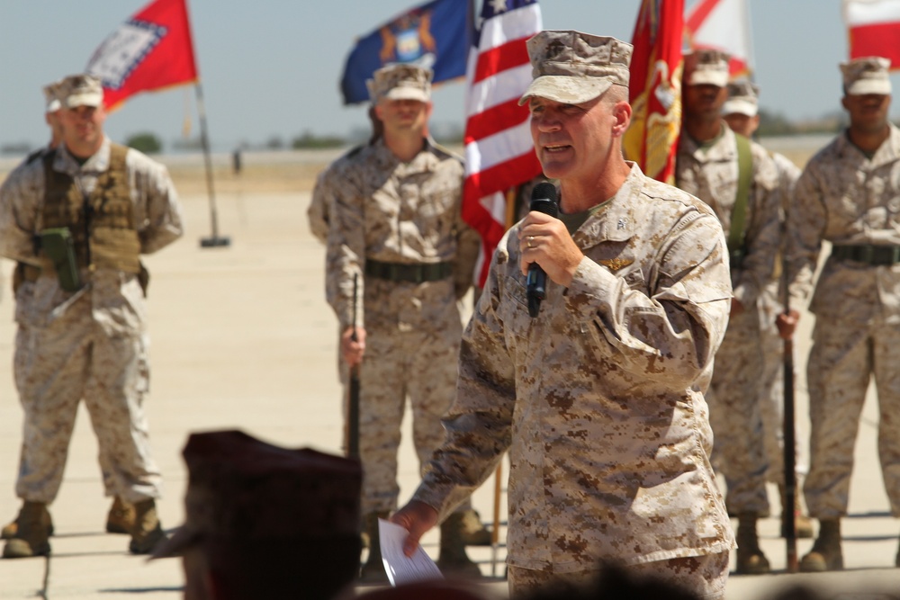 Col. Frank A. Richie relinquishes Command of MCAS Miramar