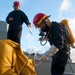 Sailors conduct drill aboard USS McCampbell