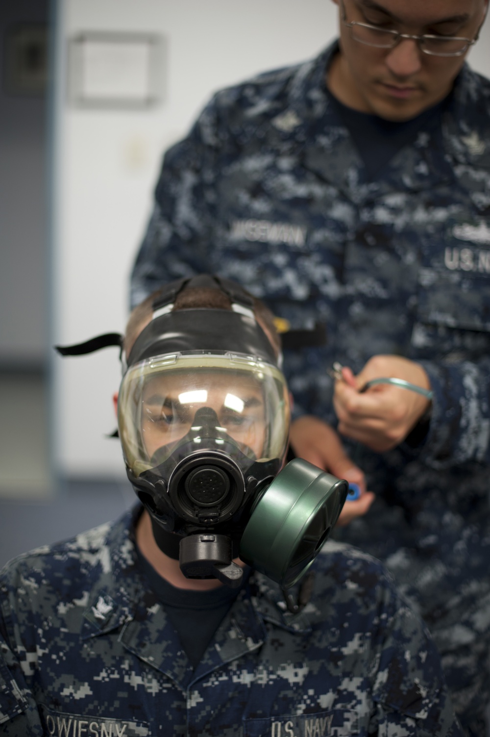 NAF Misawa conducts gas mask fittings
