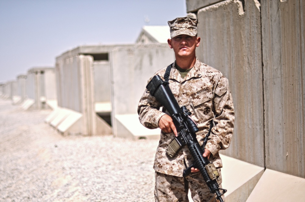 Marine born in Afghanistan gives back to home nation