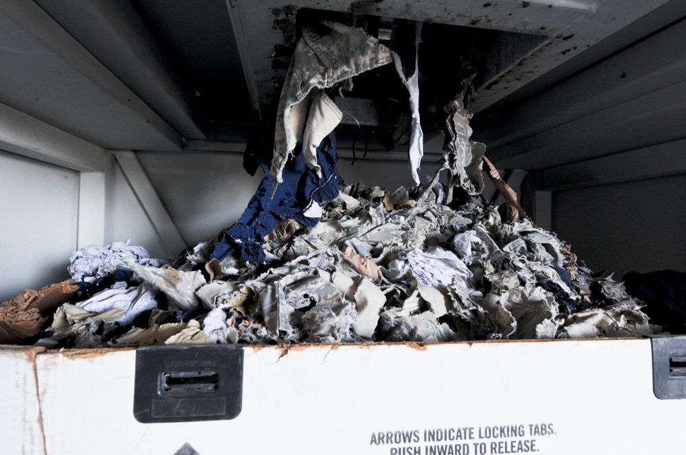 Force protection shreds uniforms