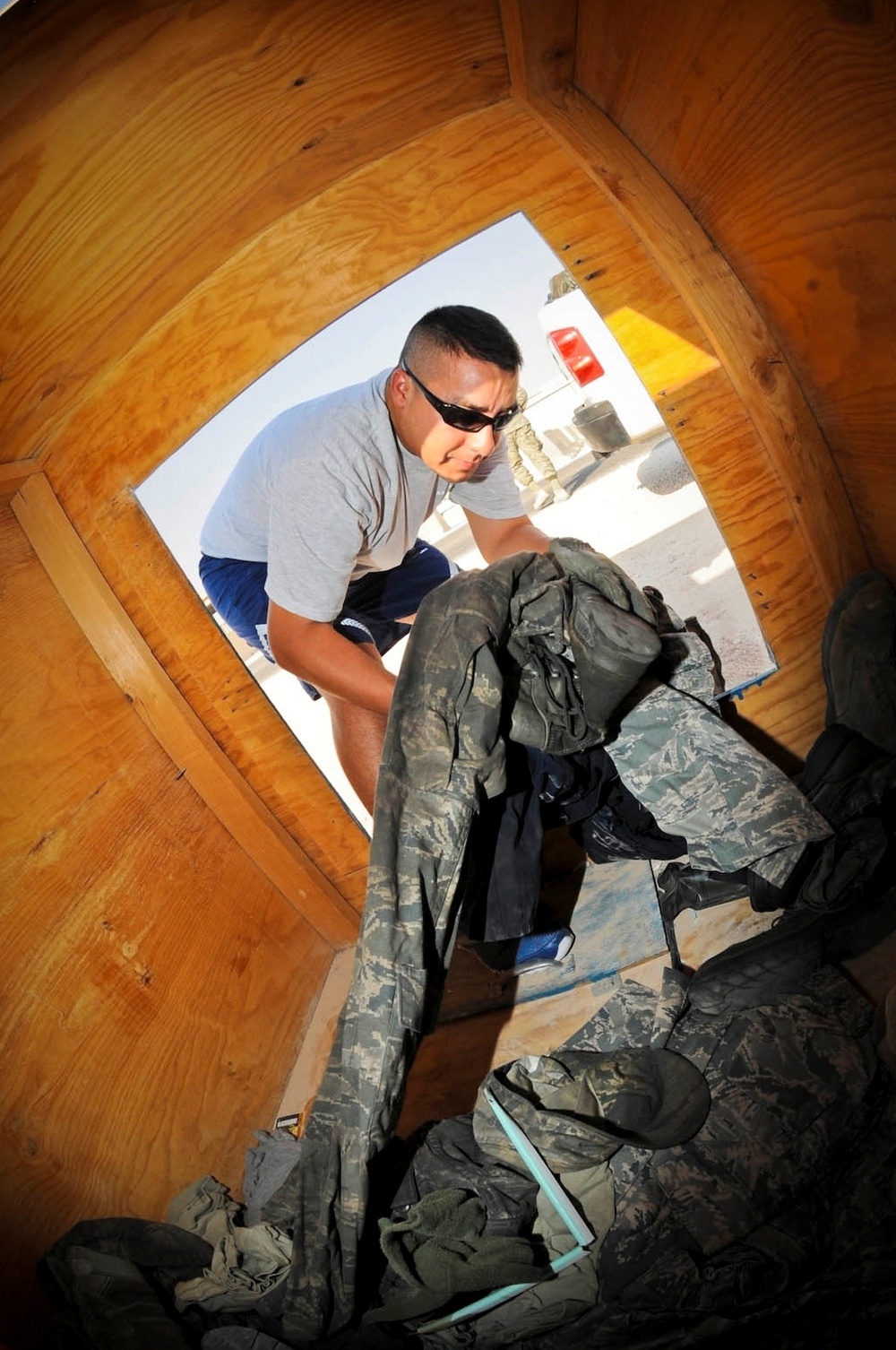 Force protection shreds uniforms