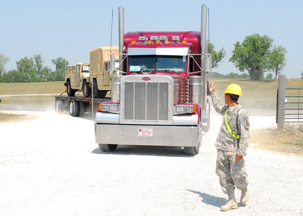 New units roll into Camp Atterbury in preparation for Vibrant Response