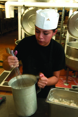 Station chefs savor culinary school lessons