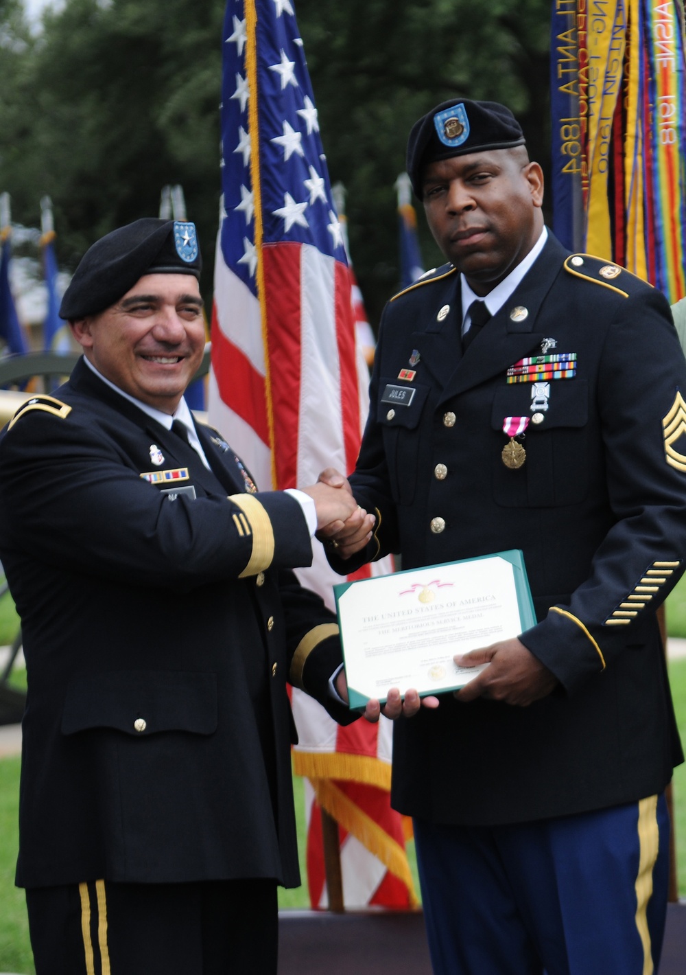 Fort Sam Houston Post Retirement Ceremony