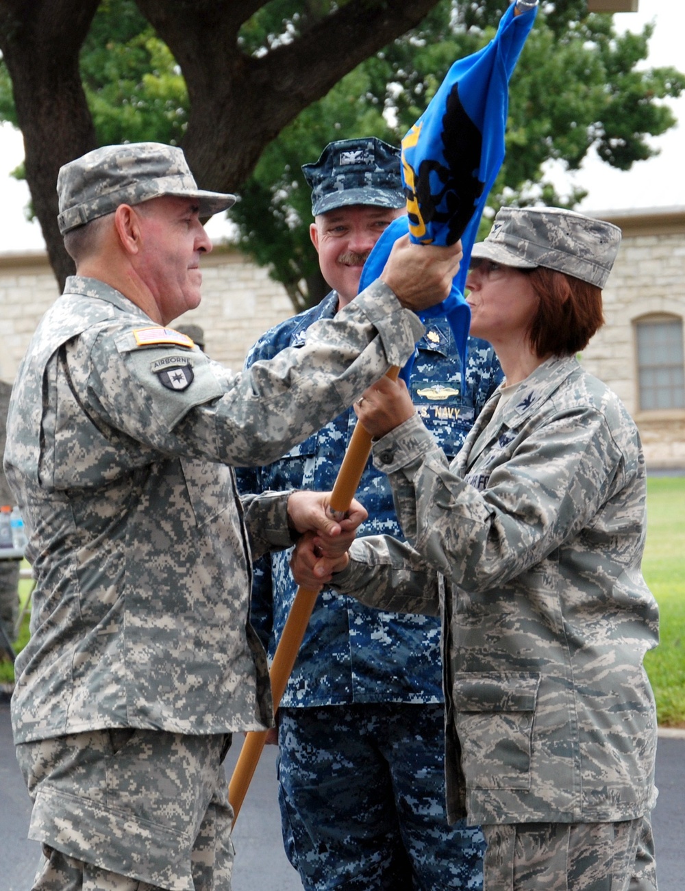 Garr takes command at Defense Medical Readiness Training Institute