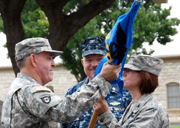 Garr takes command at Defense Medical Readiness Training Institute