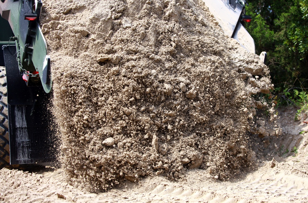 Two engineer support battalions work as one