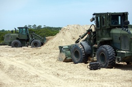 Two engineer support battalions work as one