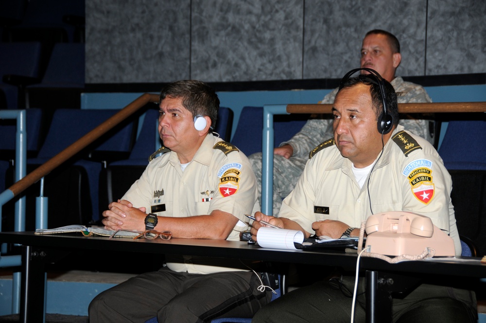 State Partnership Program: Guatemalan military leaders visit 188th Fighter Wing