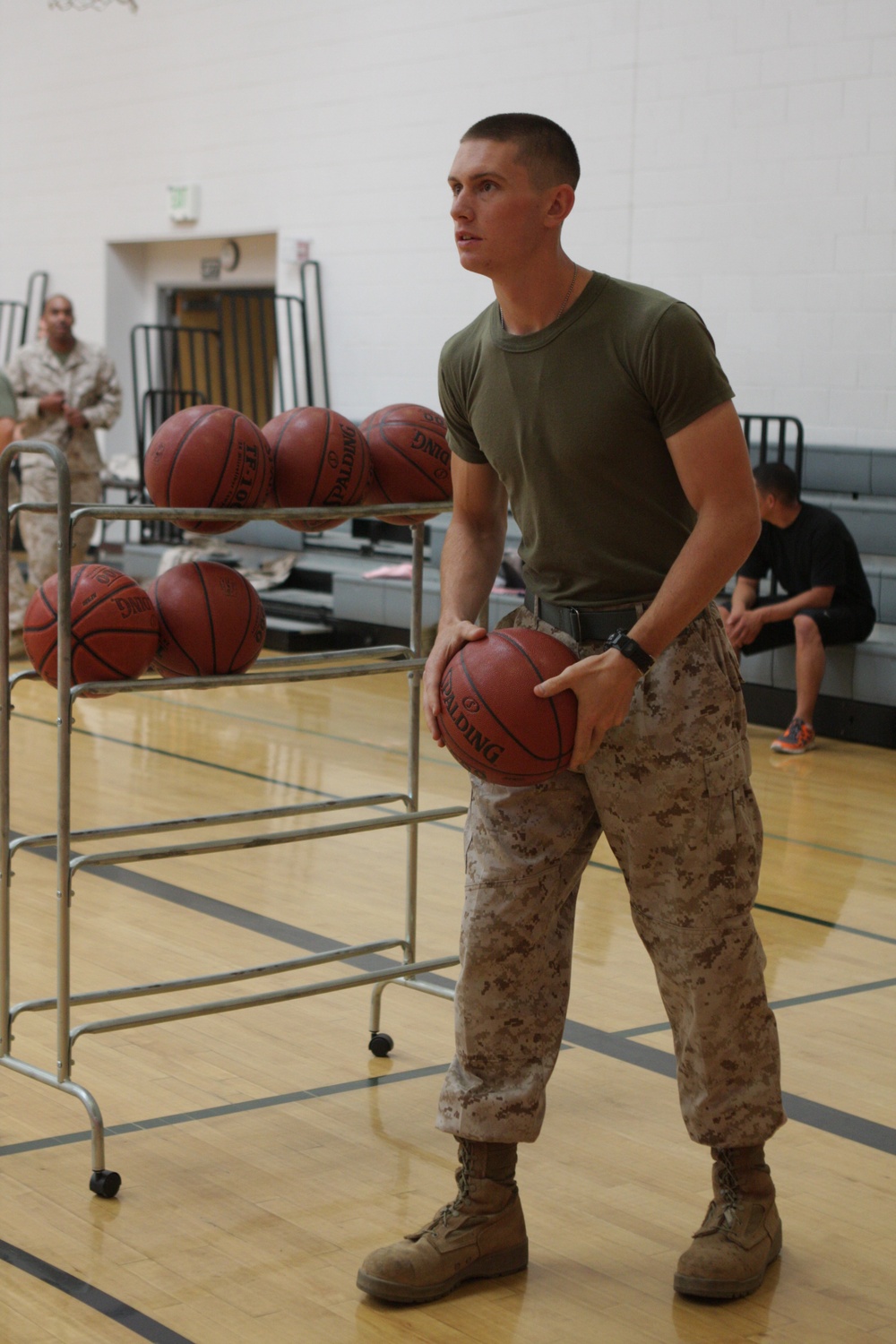 Marines take it to courts with 3 Point Competition aboard MCAS Miramar