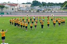 Naval Forces Europe Band prepares debut performance in Edinburgh