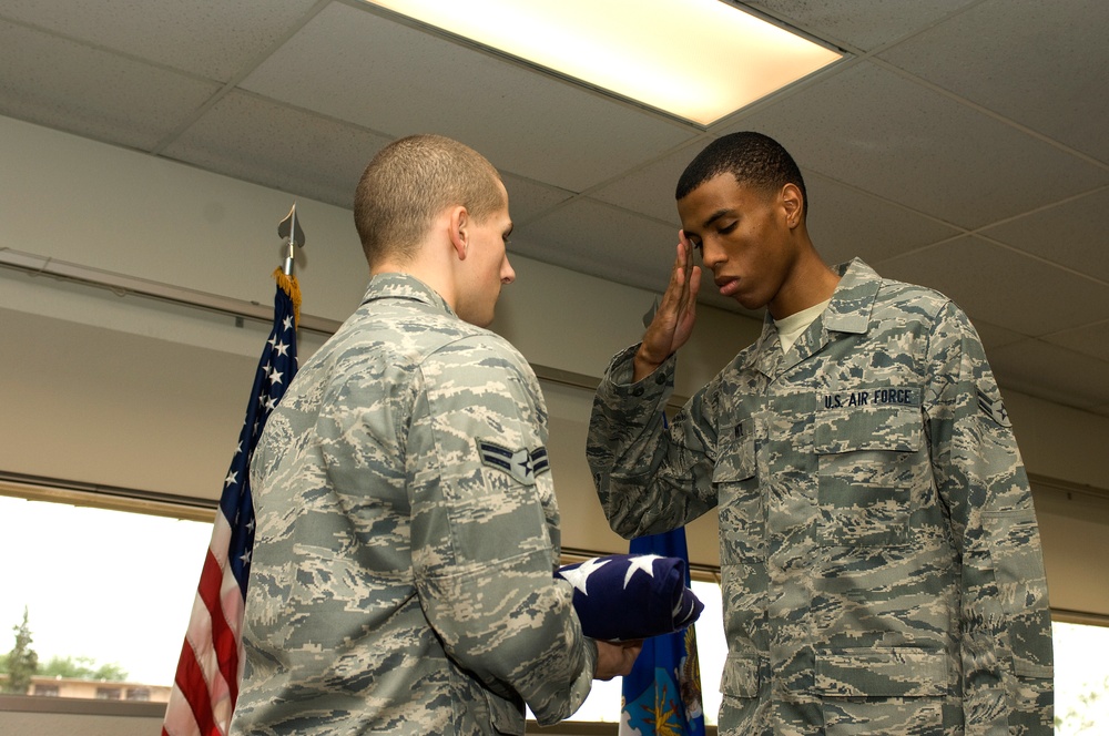 Honor guard training