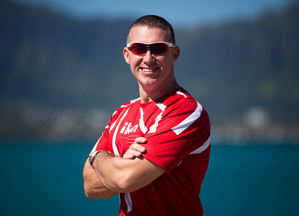 The Running Gunny: Marine, mentor, triathlete employs a second chance