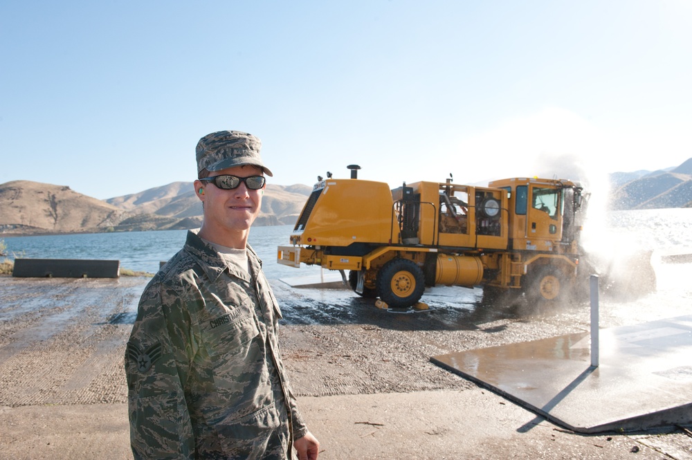 Snowplow at Lucky Peak