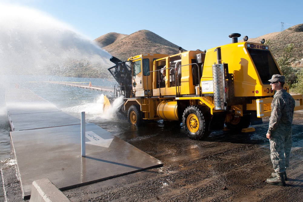 Snowplow at Lucky Peak