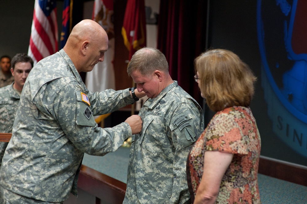 Lt. Gen. Charles T. Cleveland promotion ceremony