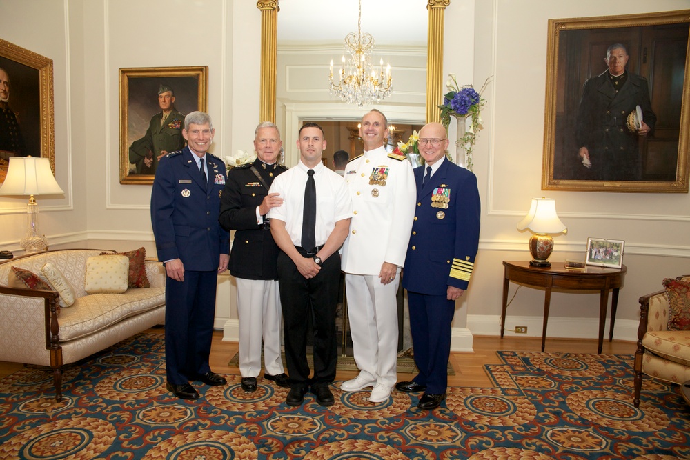 Evening Parade at Marine Barracks Washington