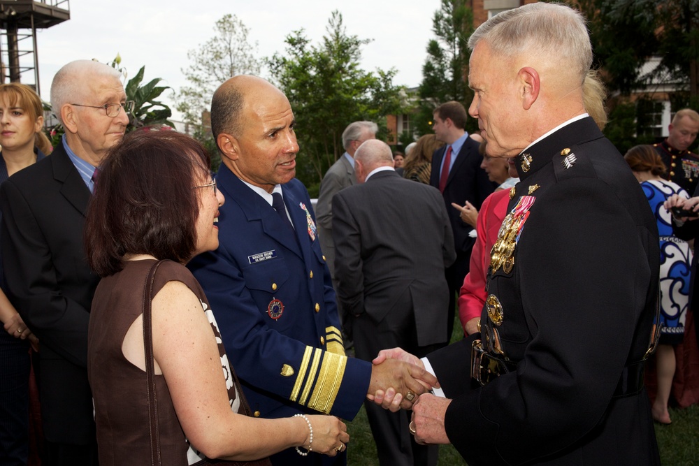 Evening Parade at Marine Barracks Washington