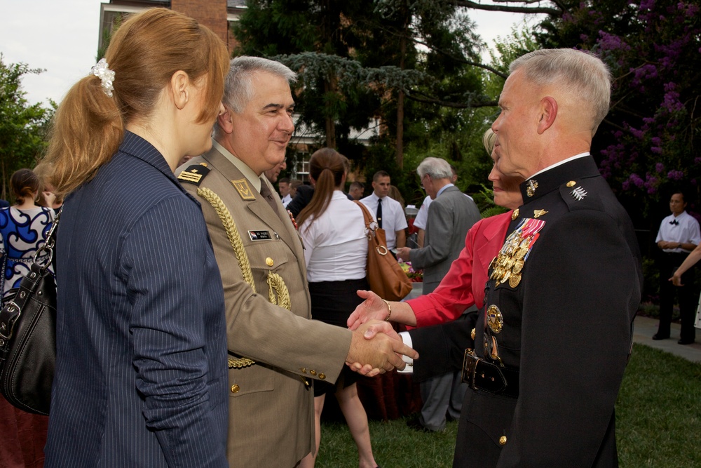 Evening Parade at Marine Barracks Washington