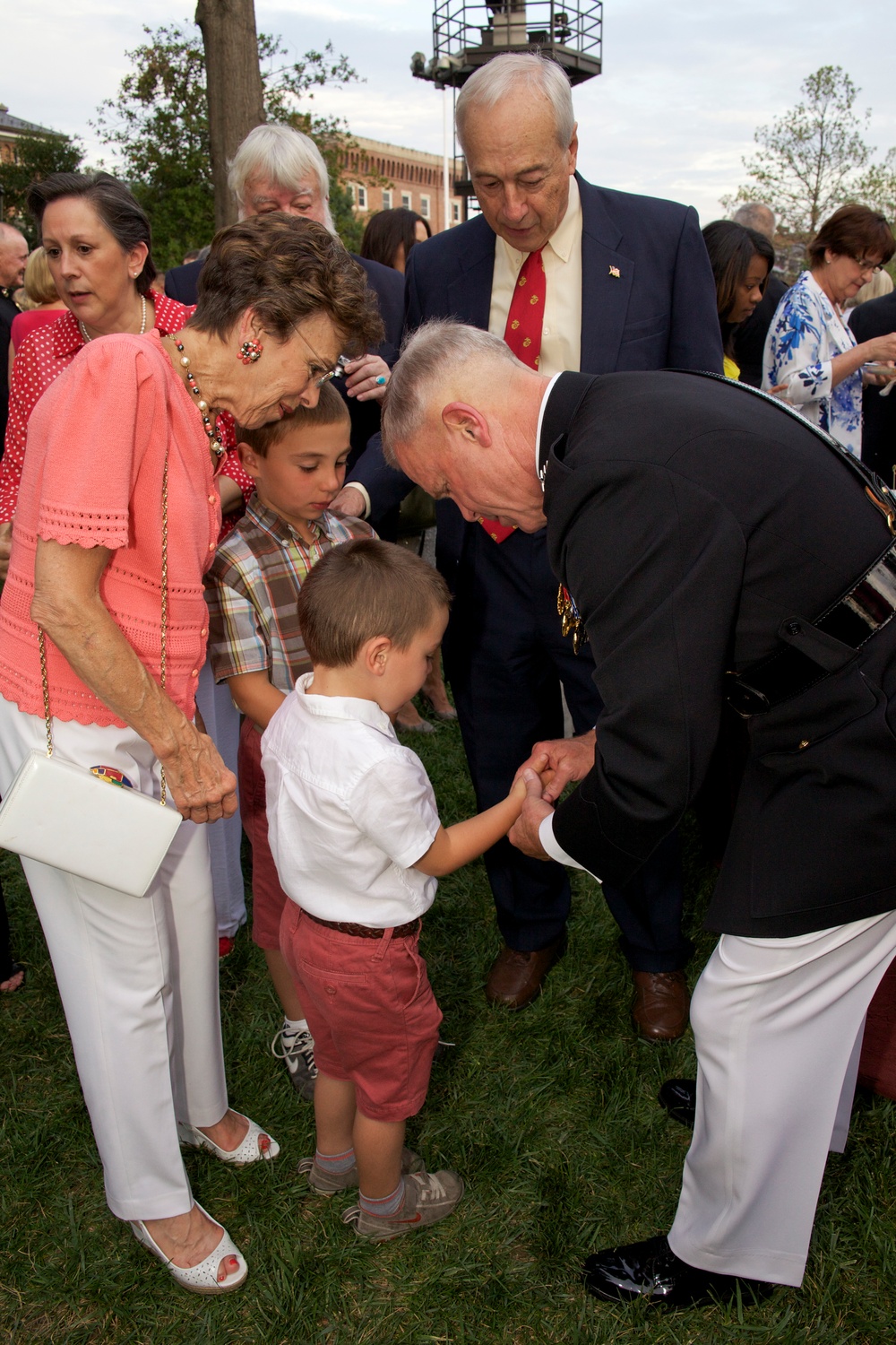 Evening Parade at Marine Barracks Washington