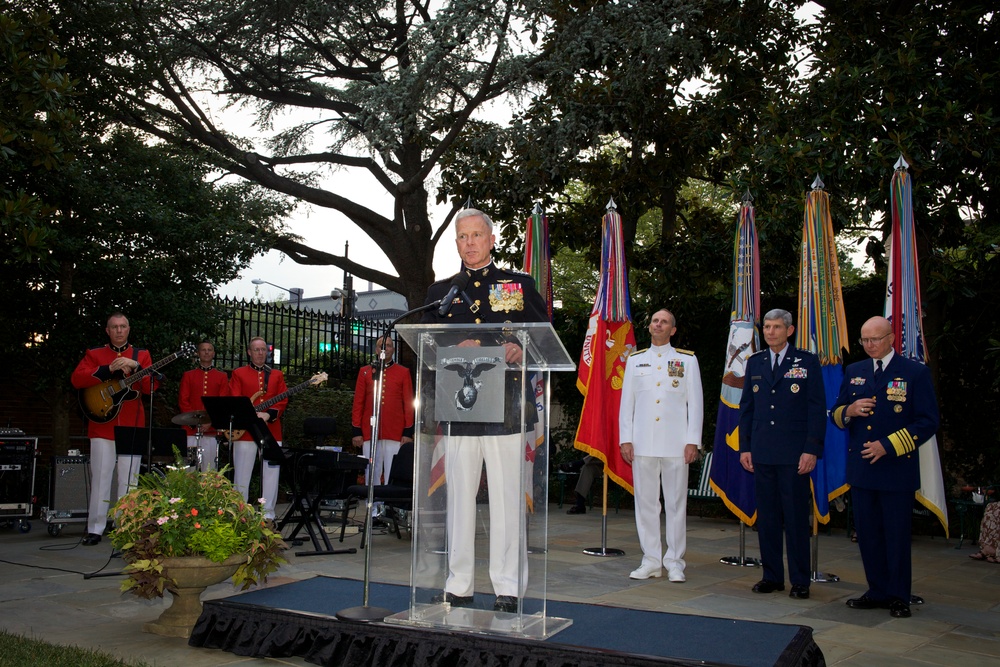 Evening Parade at Marine Barracks Washington