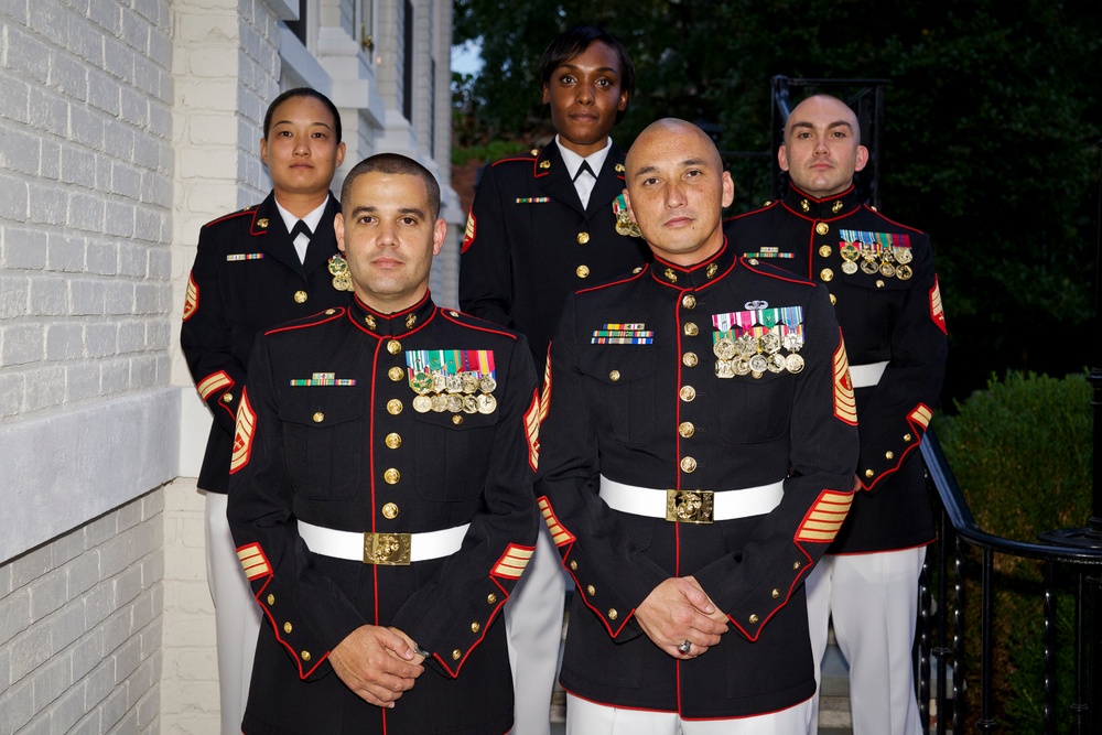 Evening Parade at Marine Barracks Washington