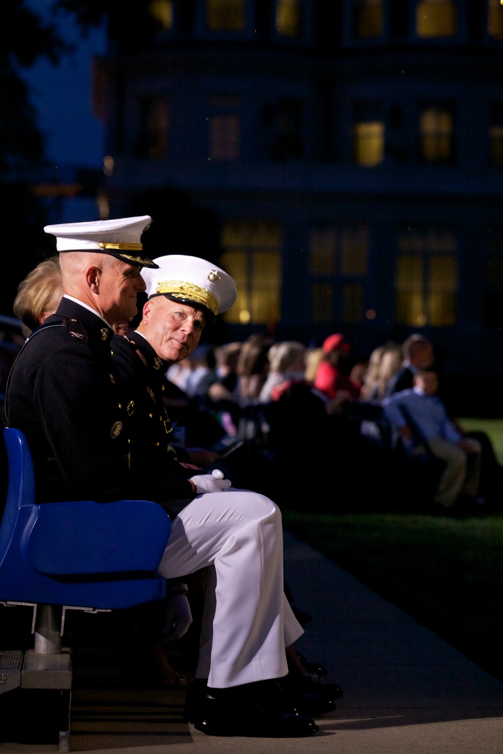 Evening Parade at Marine Barracks Washington