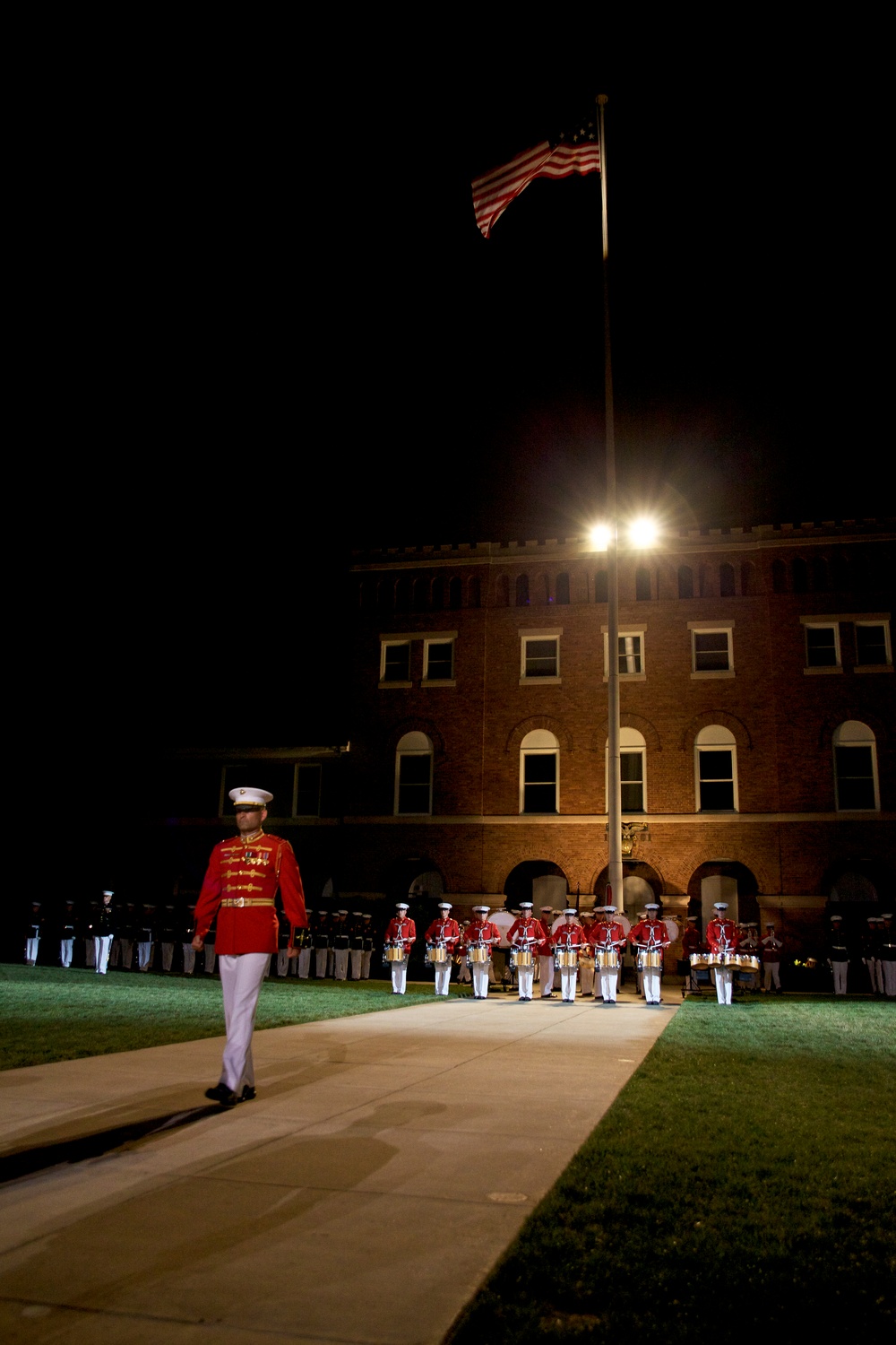 Evening Parade at Marine Barracks Washington