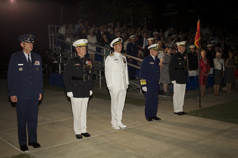 Evening Parade at Marine Barracks Washington