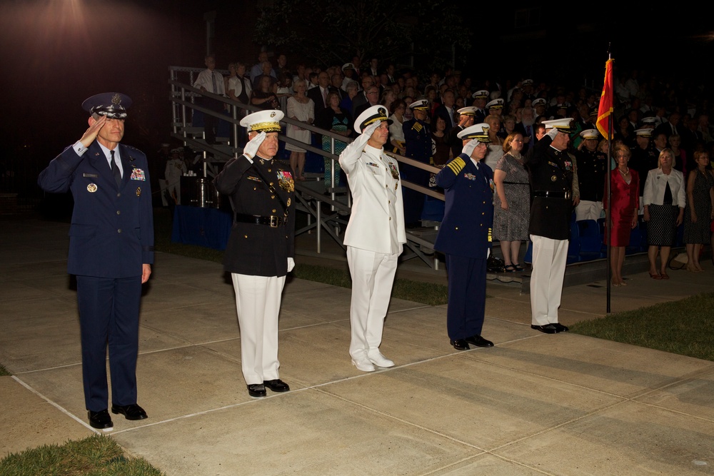 Evening Parade at Marine Barracks Washington