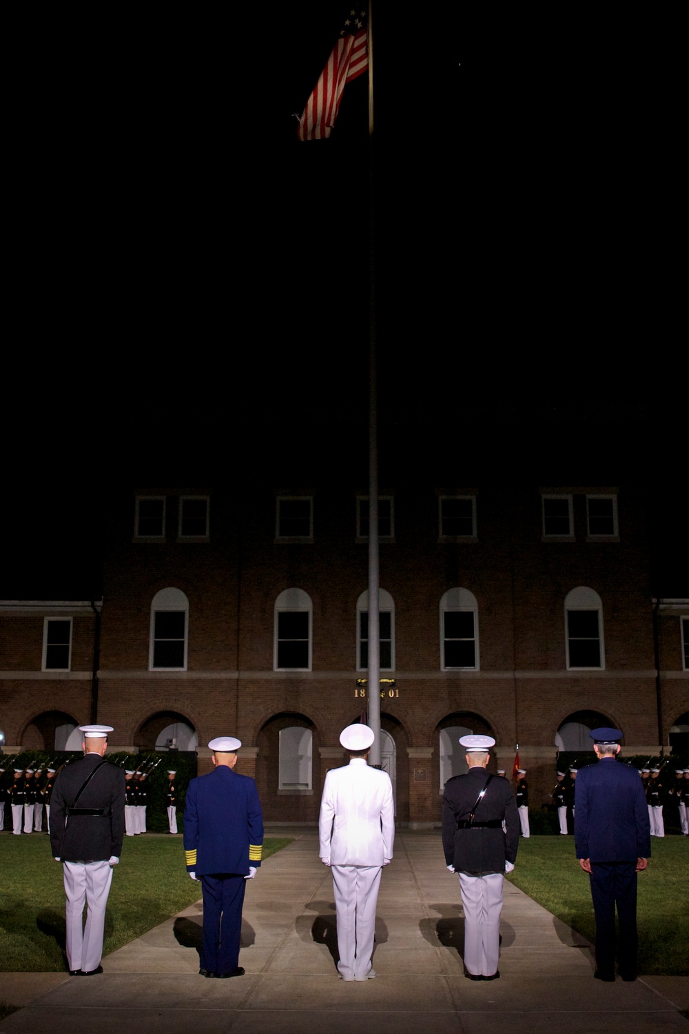 Evening Parade at Marine Barracks Washington