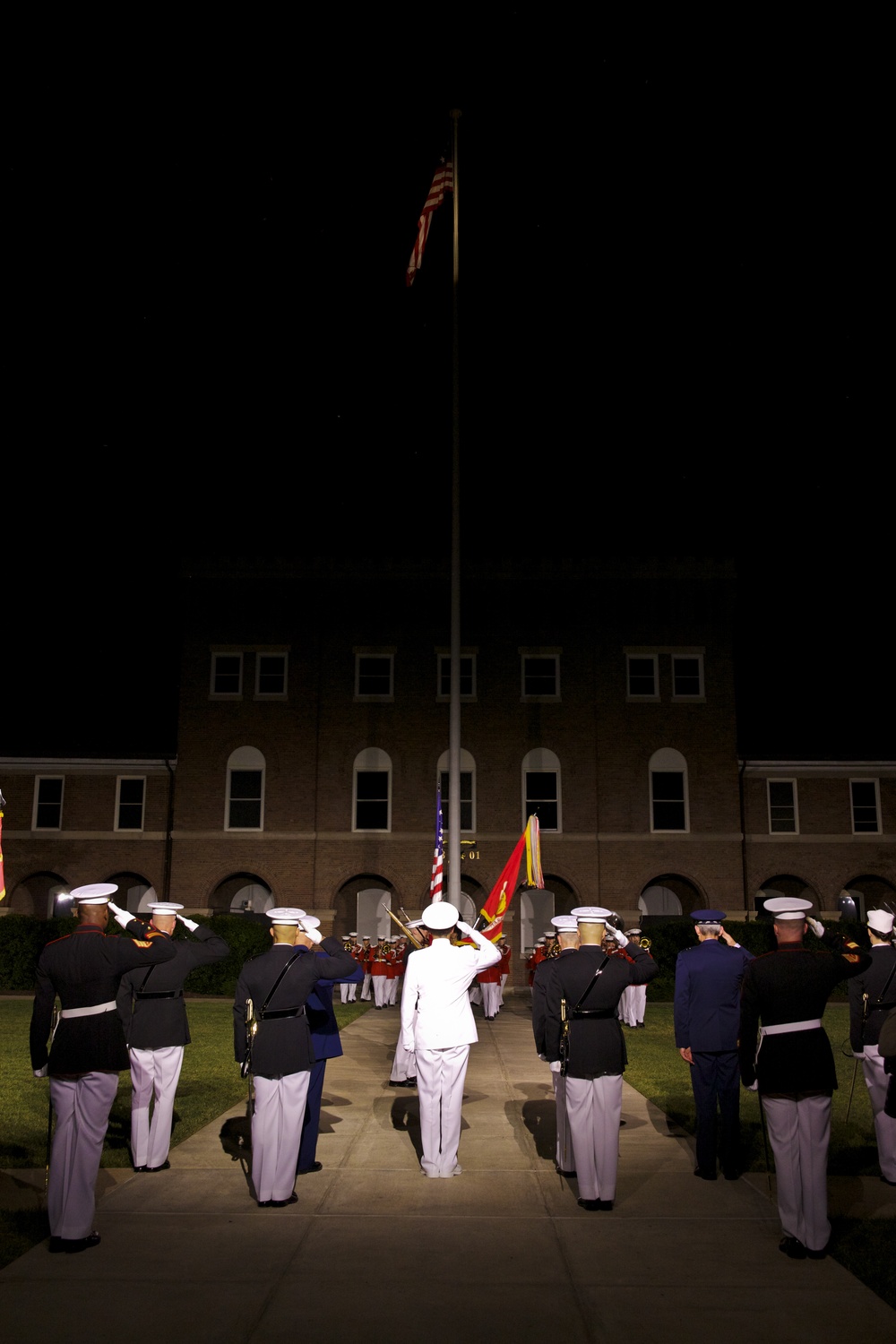 Evening Parade at Marine Barracks Washington