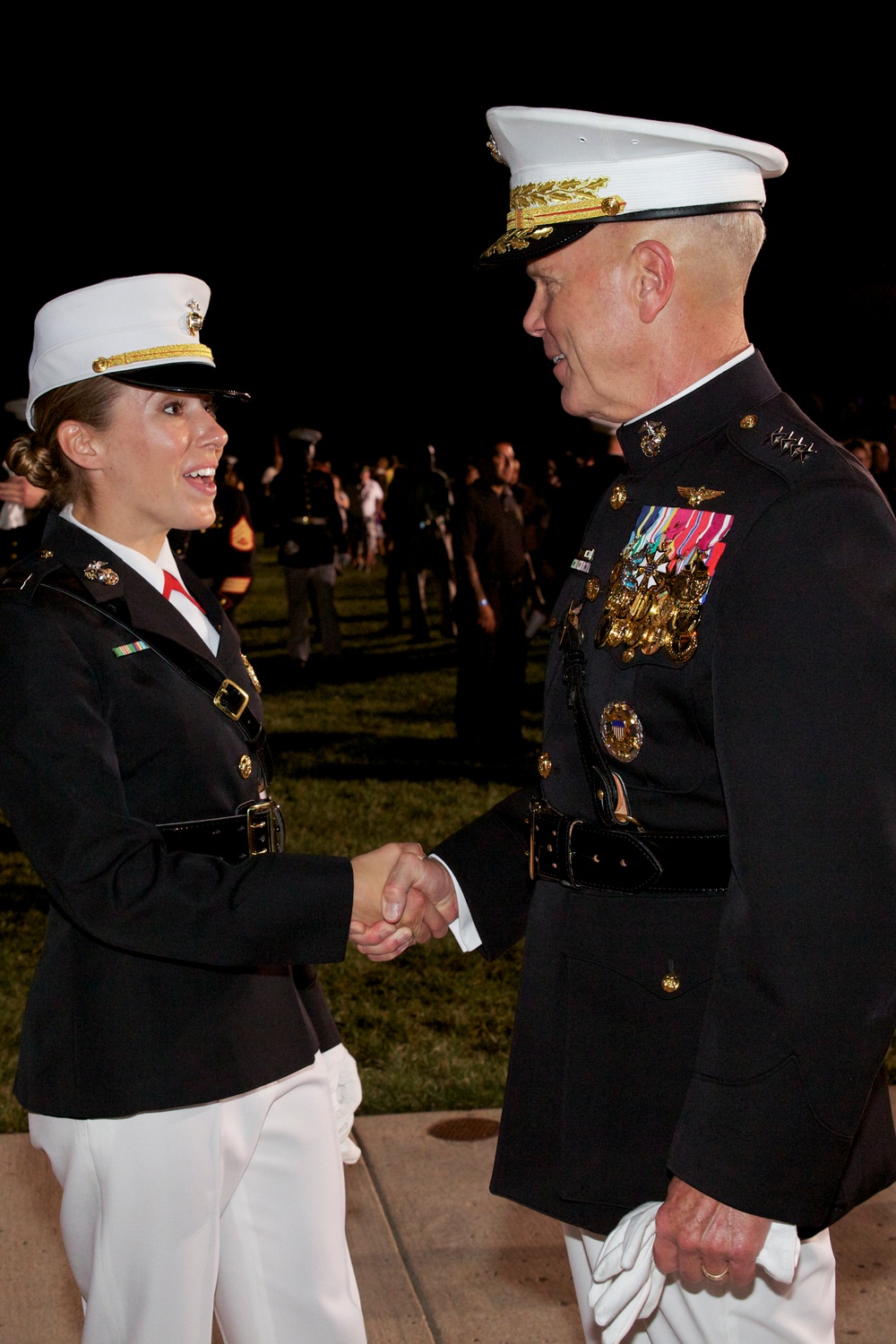 Evening Parade at Marine Barracks Washington