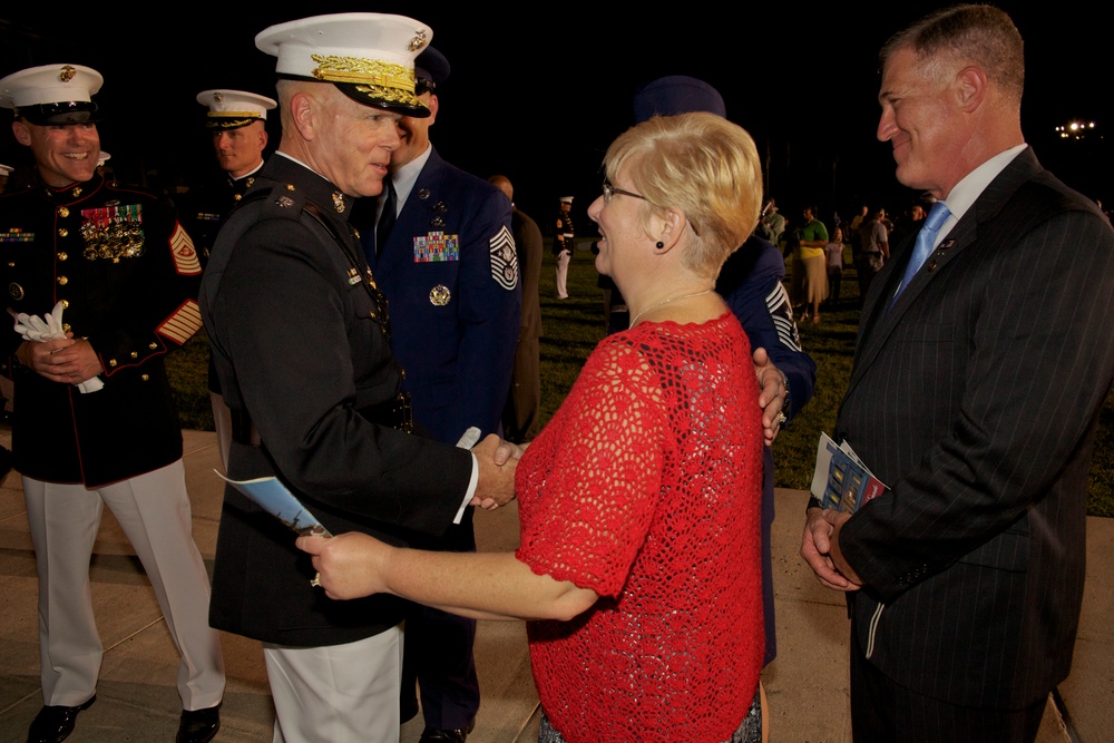 Evening Parade at Marine Barracks Washington