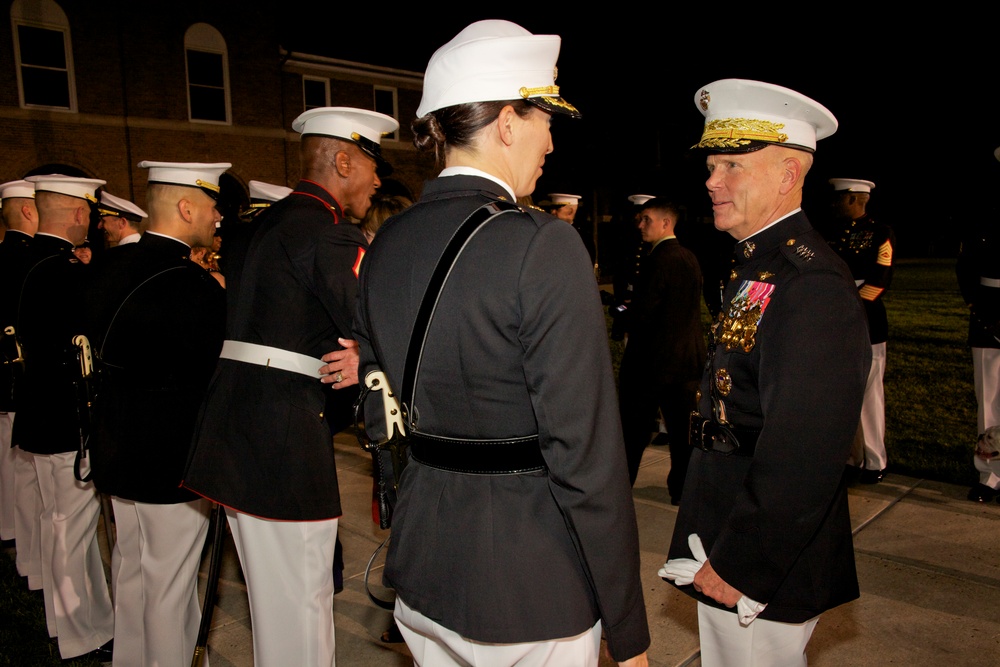 Evening Parade at Marine Barracks Washington