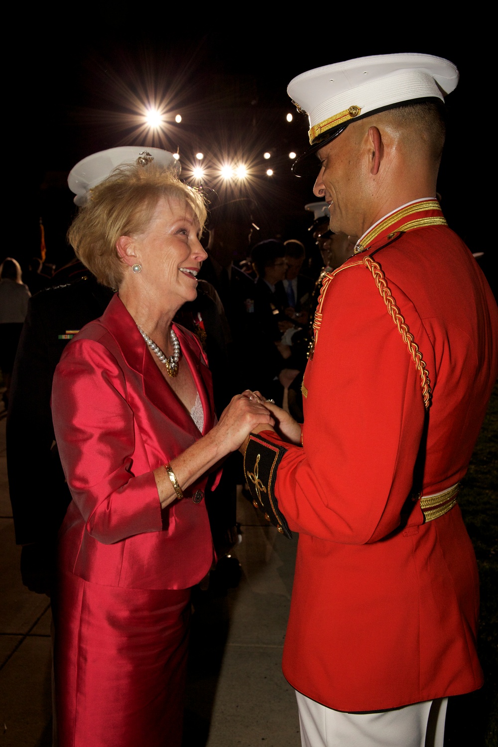Evening Parade at Marine Barracks Washington