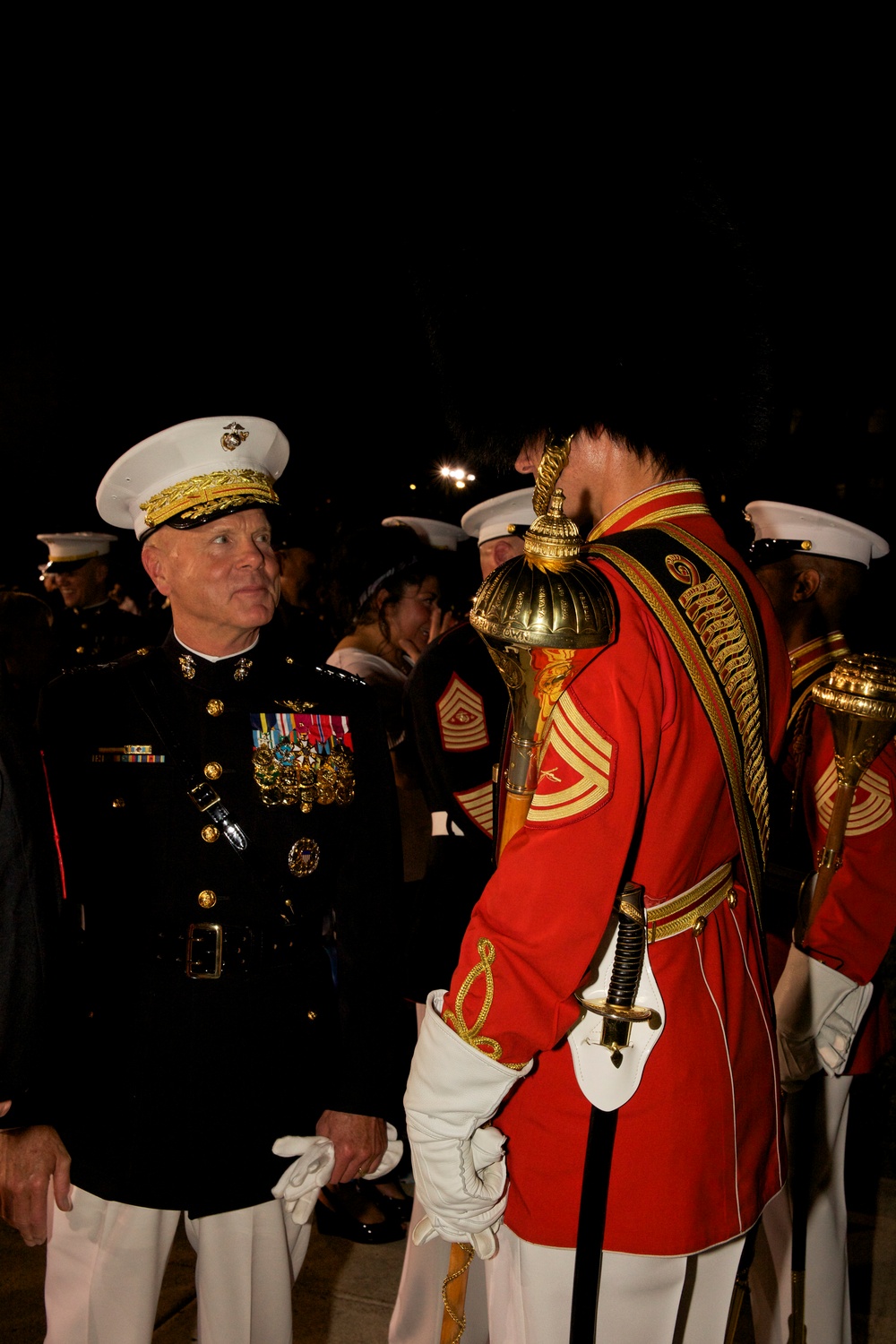 Evening Parade at Marine Barracks Washington