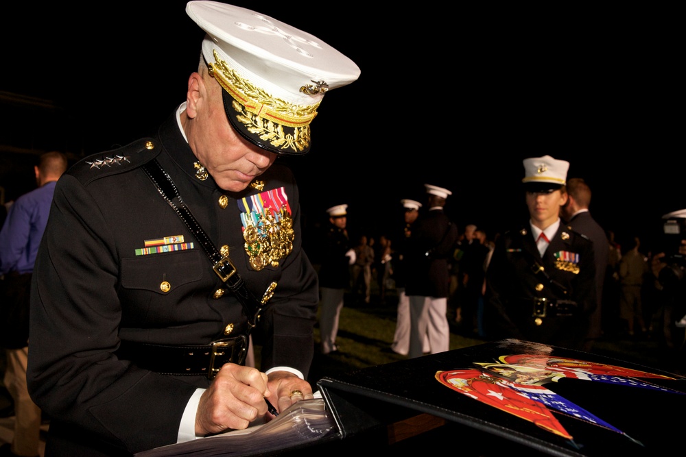 Evening Parade at Marine Barracks Washington