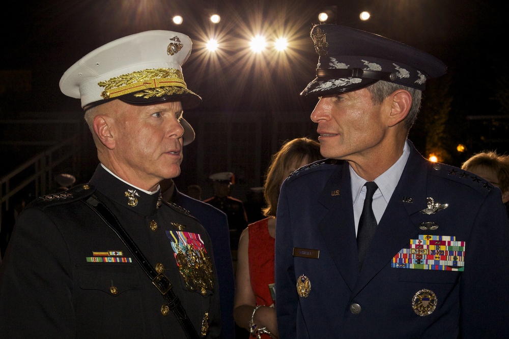 Evening Parade at Marine Barracks Washington