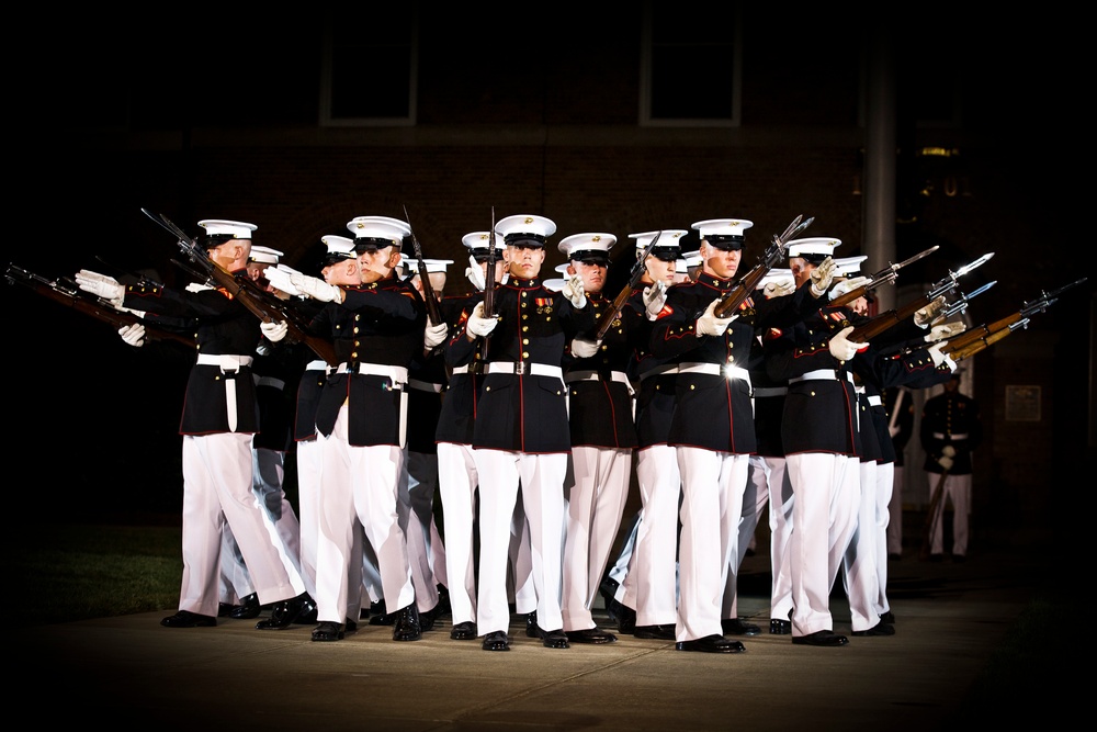 Evening Parade at Marine Barracks Washington