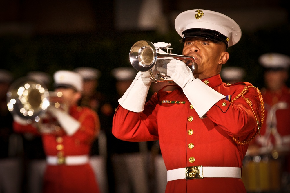 Evening Parade at Marine Barracks Washington