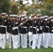 Marine Corps evening's Sunset Parade